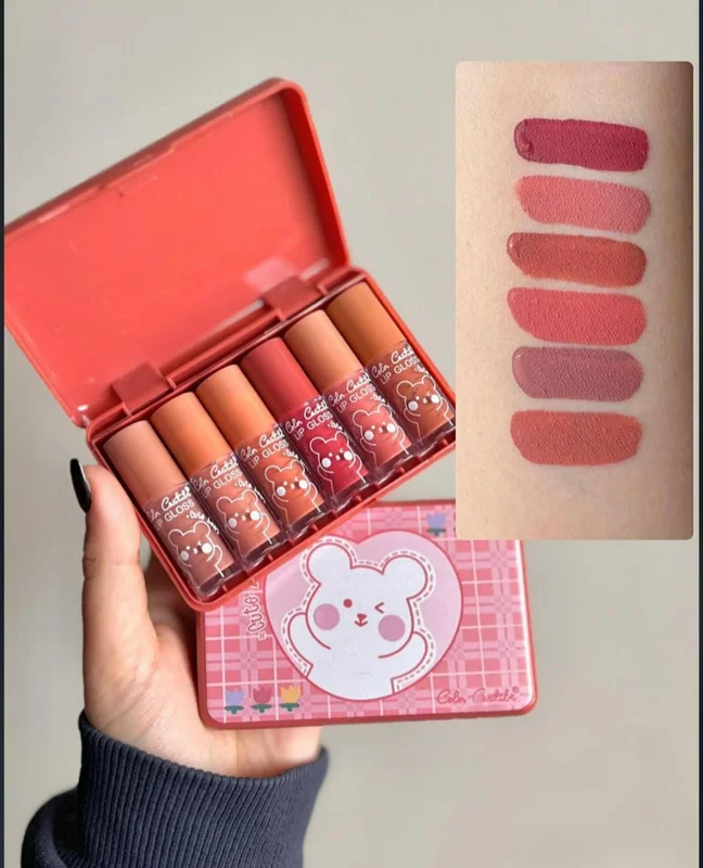 پک رژ لب مایع خرسی  تدی 🧸🍫